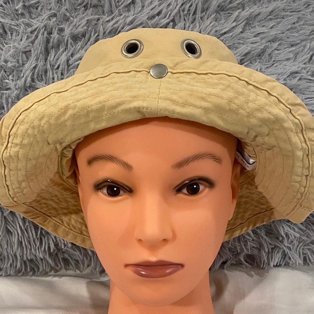 Balenciaga Beige Bucket Hat